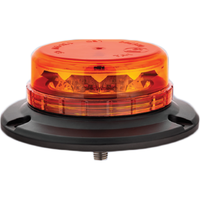 Girofar auto LED de mica inaltime - Prindere intr un singur punct (filet)